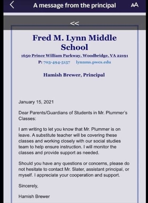 Fred Lynn Hamish message